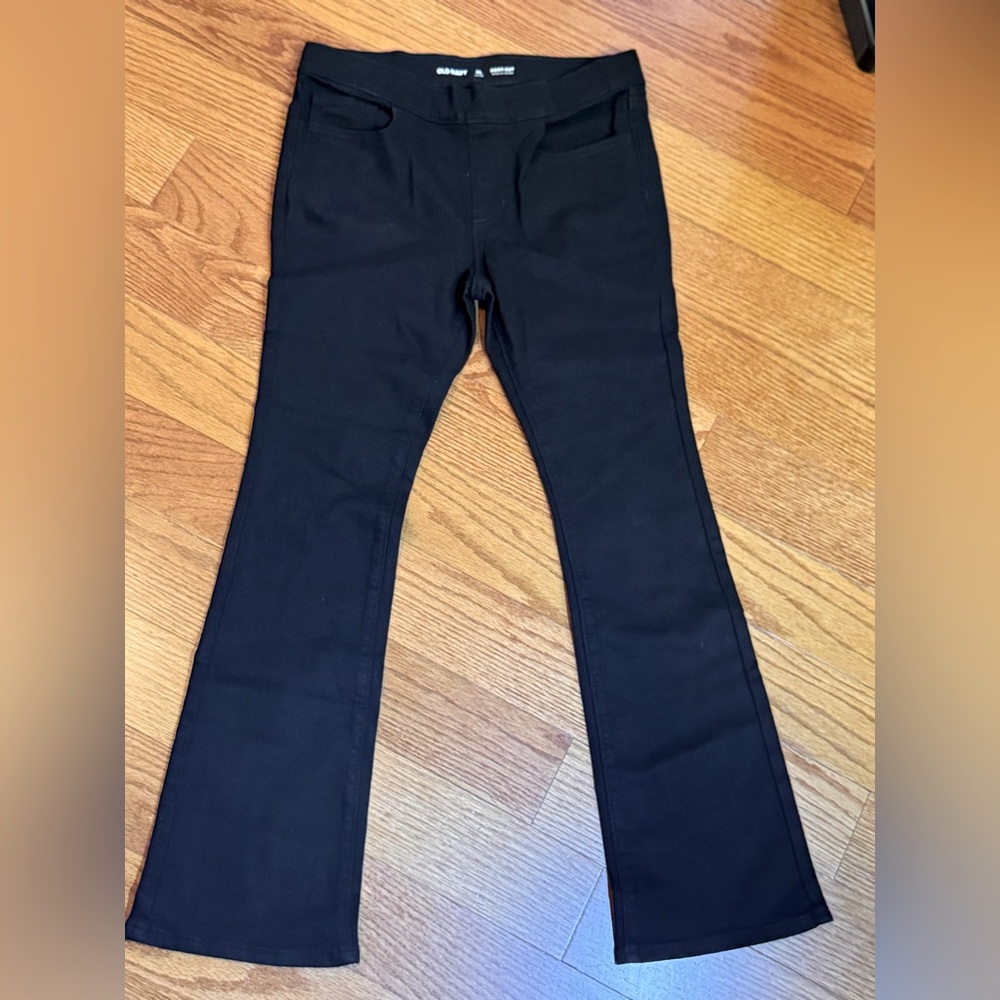 Old Navy Girls Black Bootcut Jeans Size XL